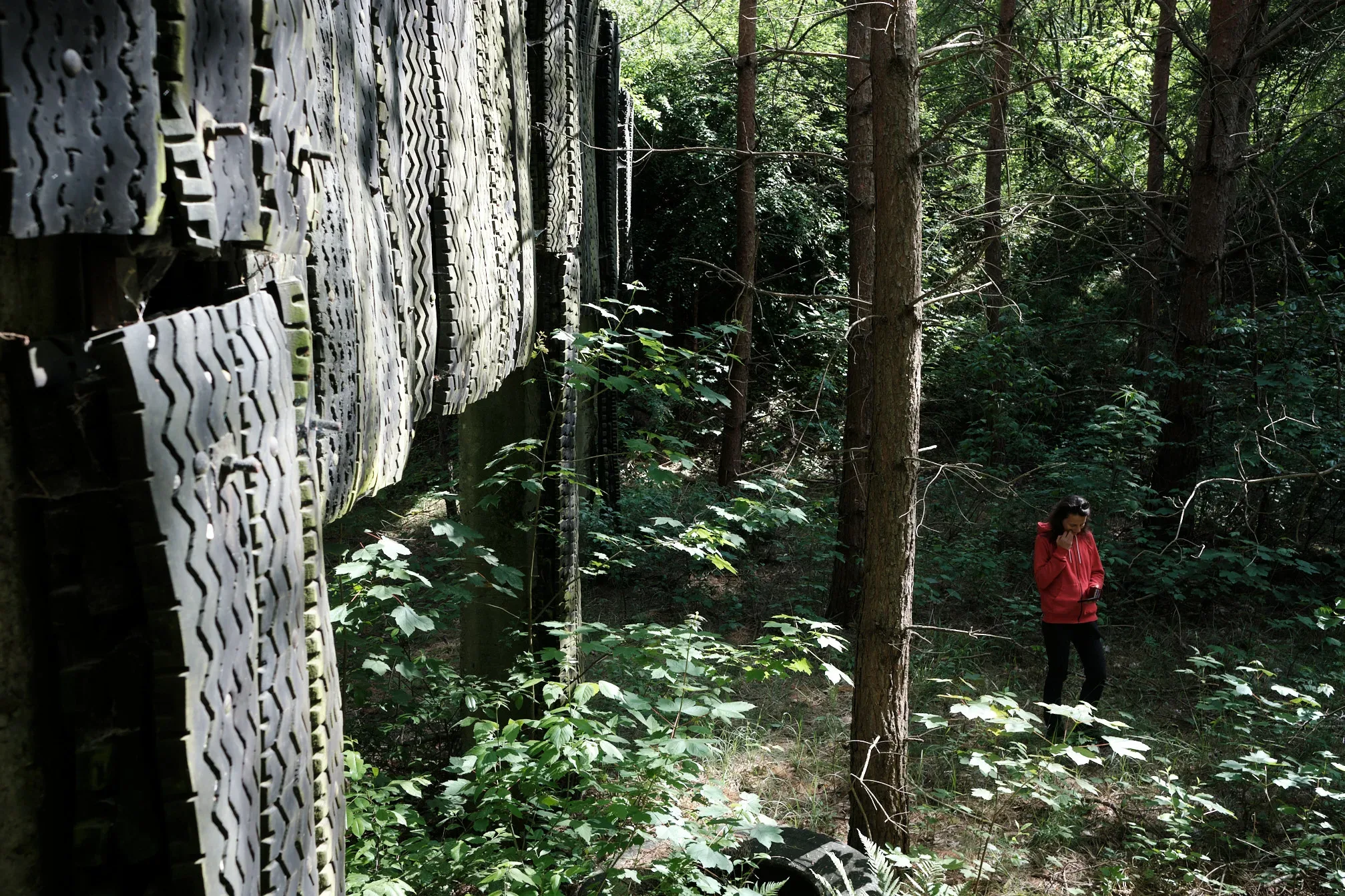 Former SS shooting range targets in Oranienburg