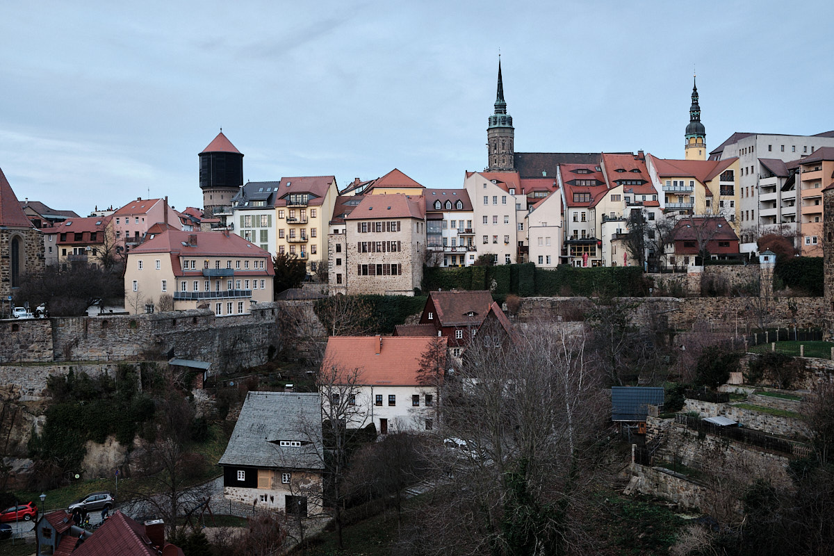 Panorama of Bautzen old city center